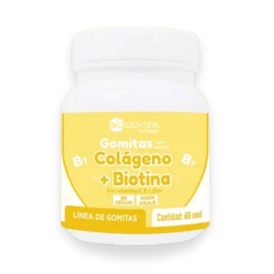 Gomitas de Colágeno + Biotina – Biocenter Natural (60 unidades)