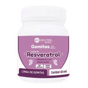 Gomitas Fuente de Resveratrol – BIOCENTER NATURAL