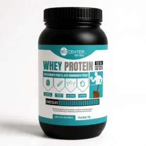 Suplemento Whey Protein de 1kg Biocenter Natural.